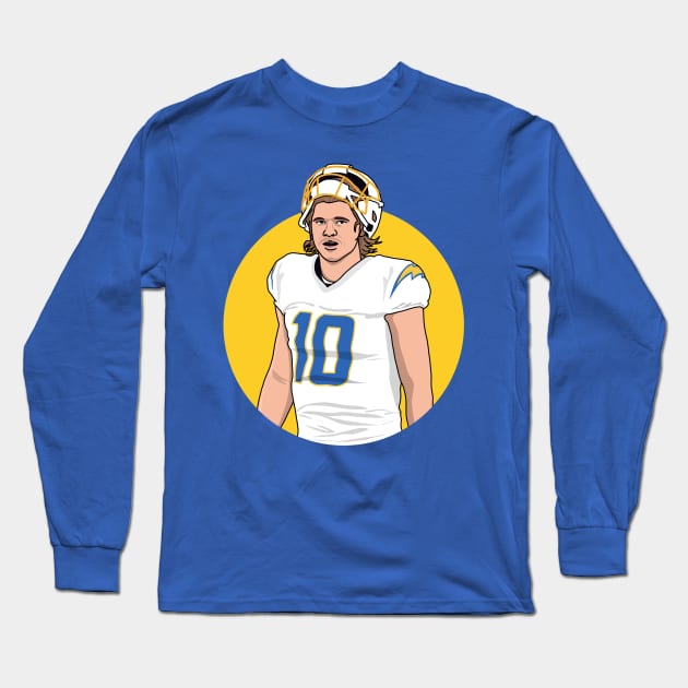 justin herbert and Los Angeles Long Sleeve T-Shirt by rsclvisual